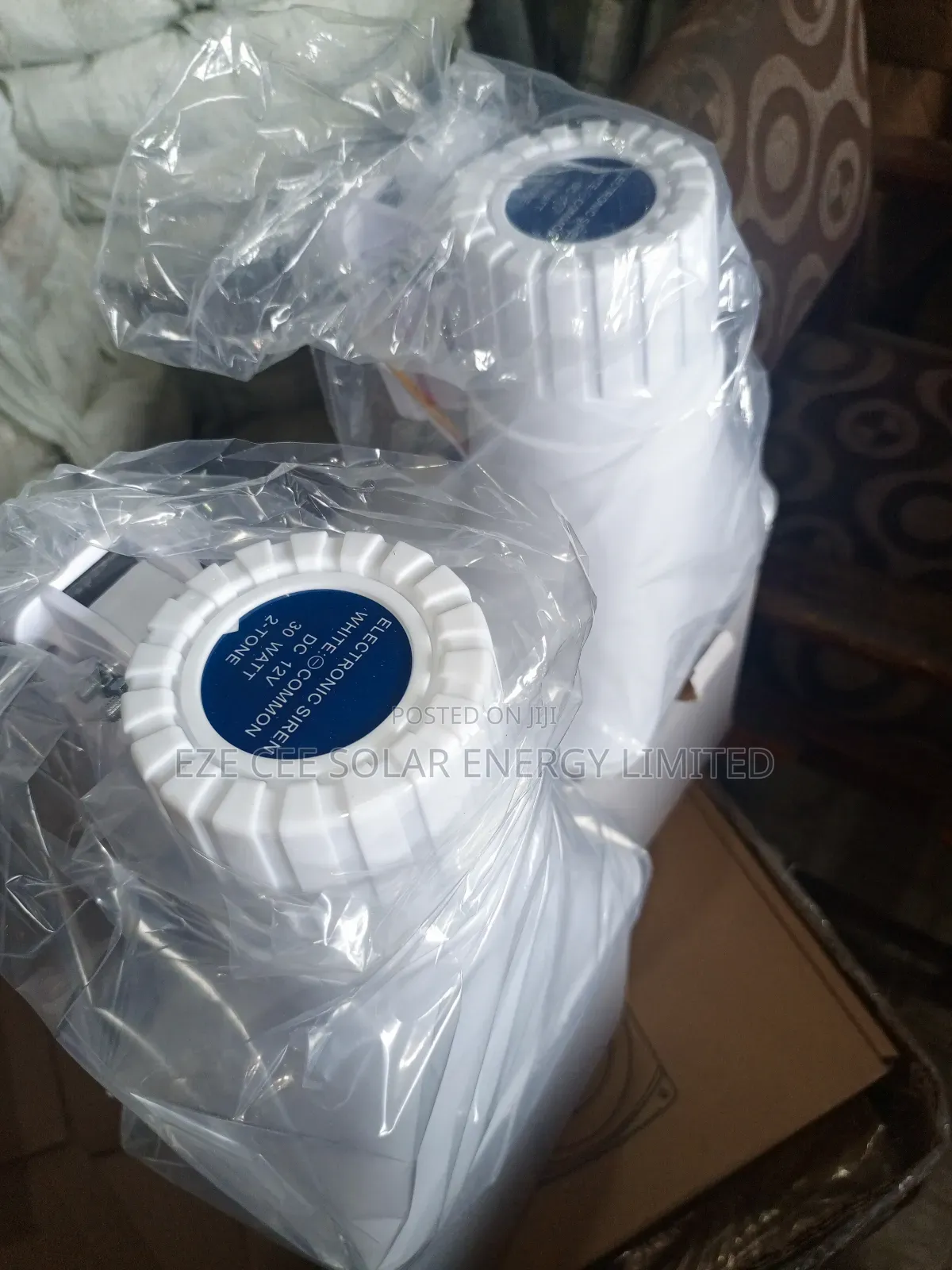 12v White Siren Horn