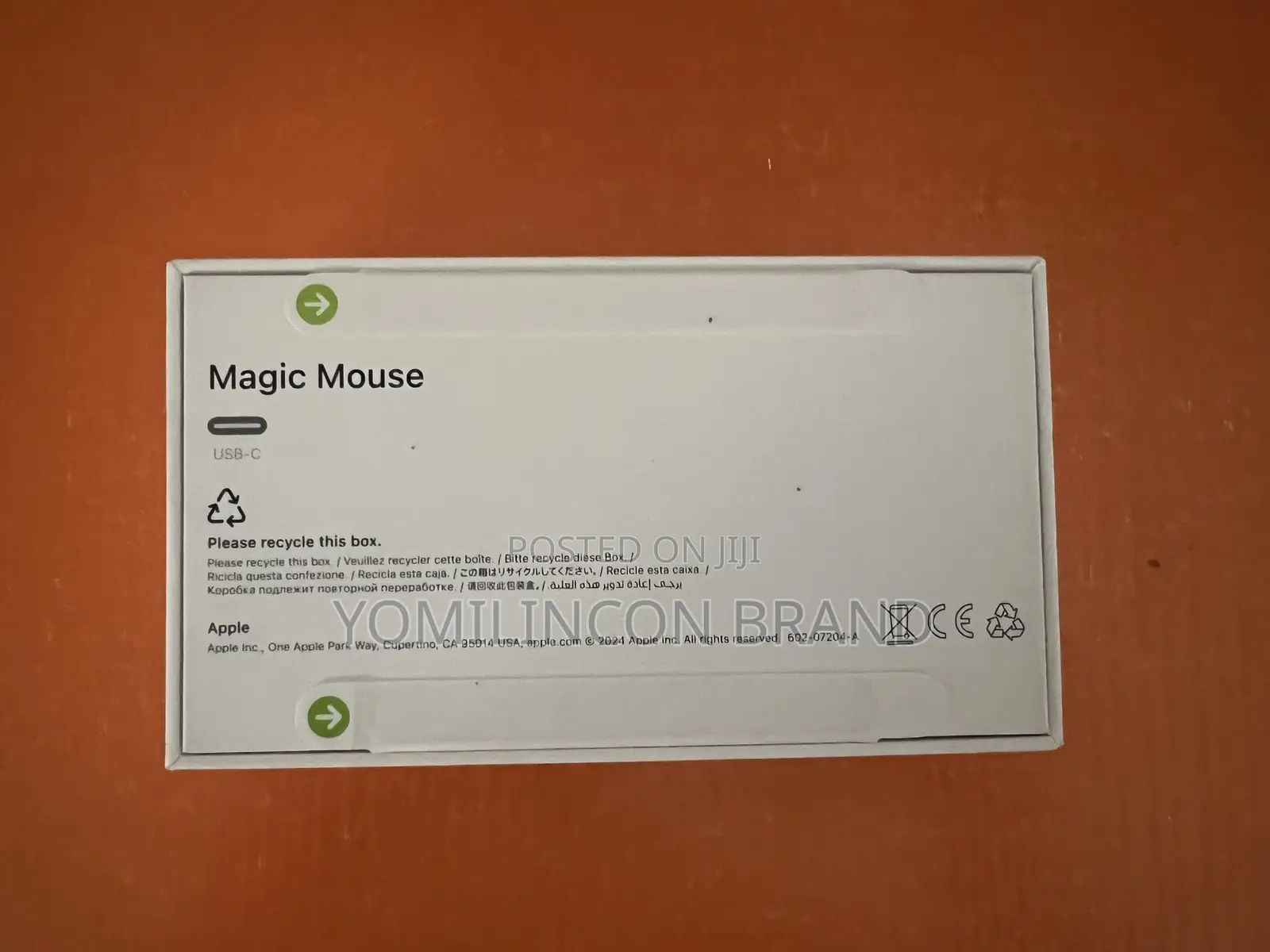 Apple Magic Mouse (Usb‐C) - White Multi-Touch Surface 2024