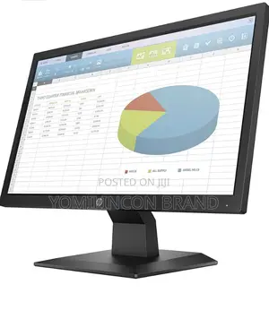 Hp P204 Led Display 49.5 Cm (19.5") Hd+ Flat Black