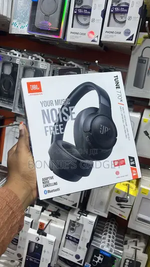 JBL Tune 770nc Adaptive Noise Cancelling Wireless Over-Ear Headphones.