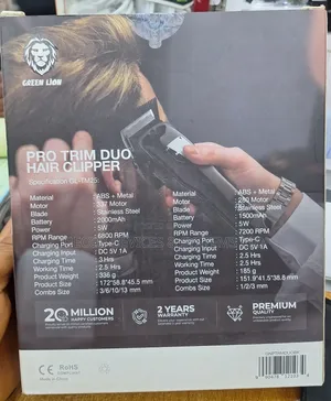 Green Lion Pro Trim Duo Hair Clipper