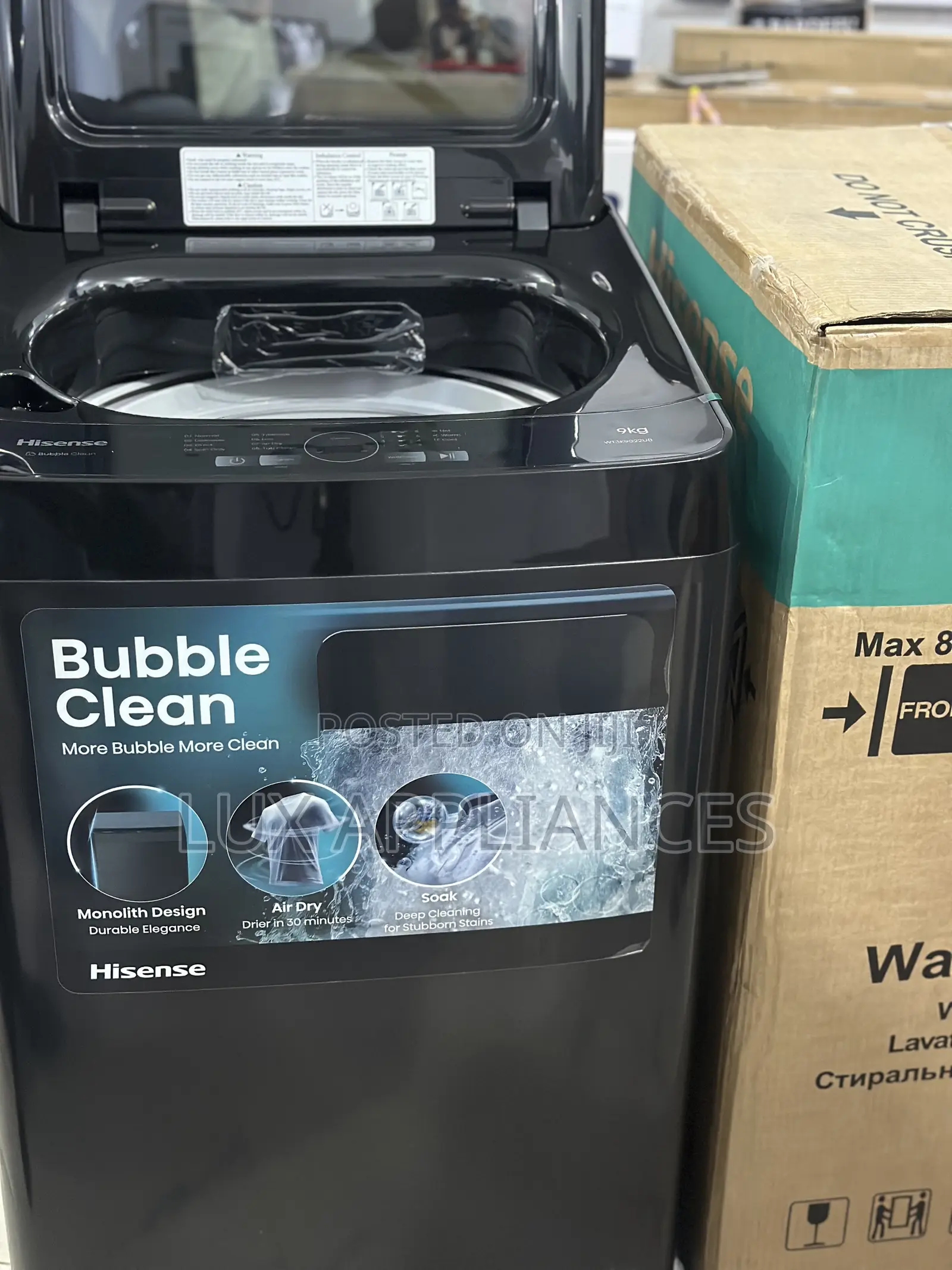 Hisense Powerful 9kg Automatic Washing Machine