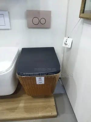 Gold Wall Hung L Wc Set