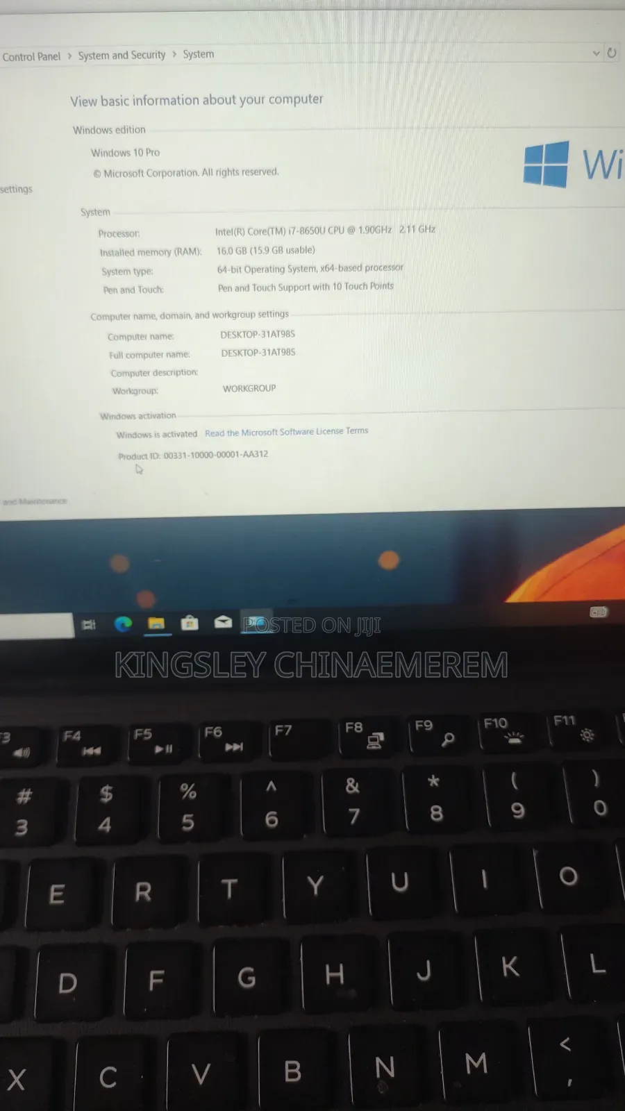 Laptop Dell Latitude 5290 16GB Intel Core I7 SSD 256GB