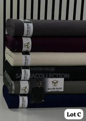 Silver Dust Italian Men Fabrics