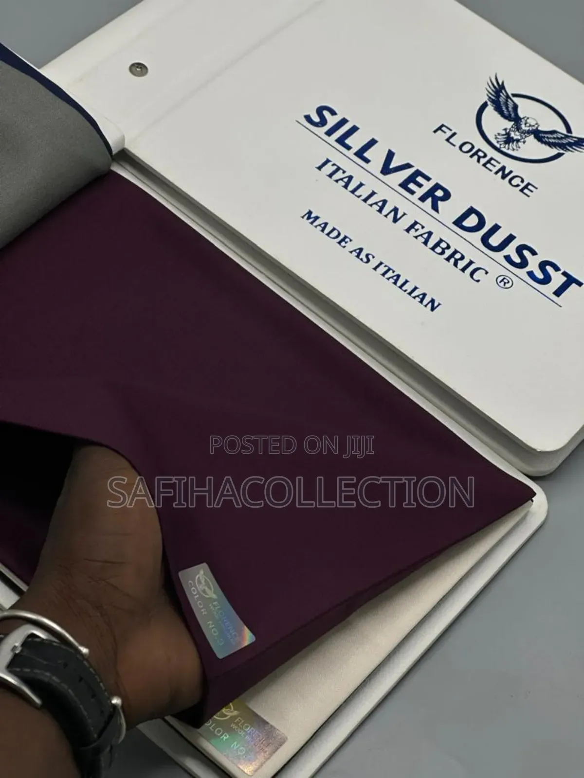 Silver Dust Italian Men Fabrics
