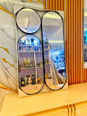 Luxury 3in1 Gold and Black Mirror Set