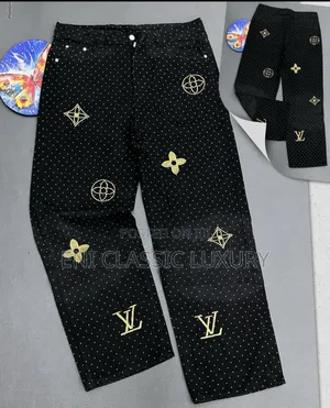 Top Quality Luxury Cargo Jeans Well Branded