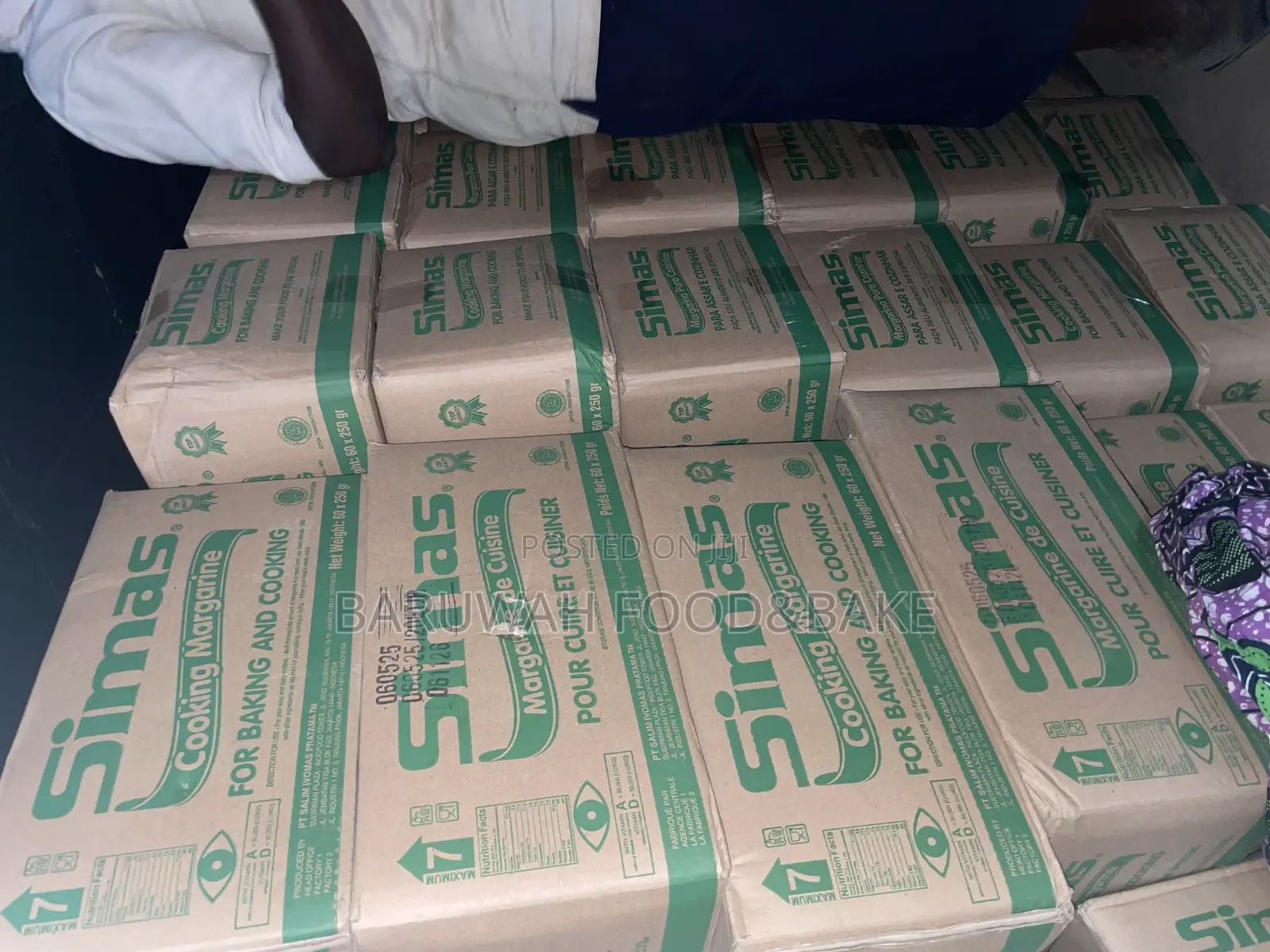 Simas Butter Simas 250g Satchet Butter - Baruwah Food&bake Price: ₦ 50,000 on Jiji ...