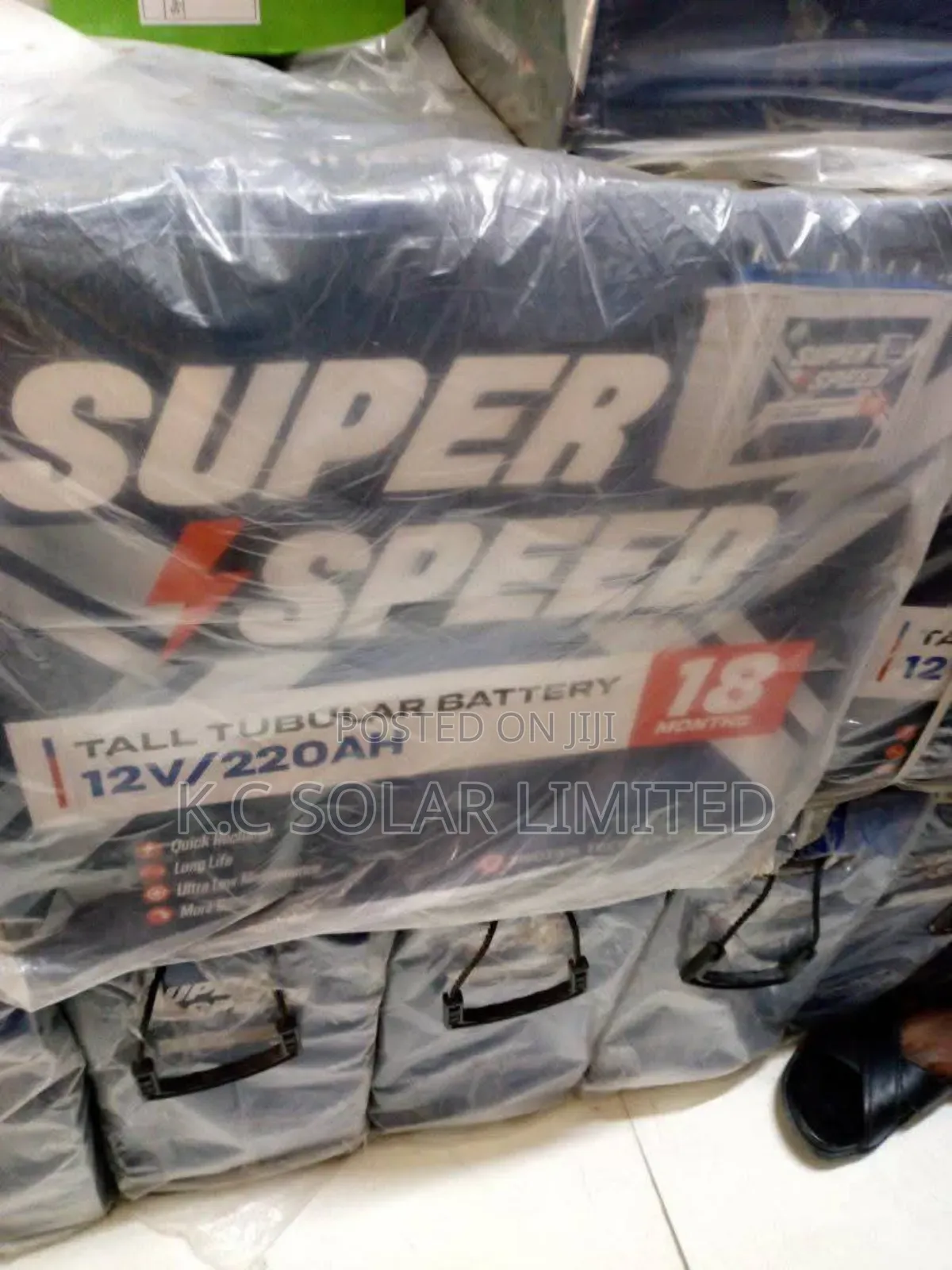 12v,220ah Super Speed Tubular