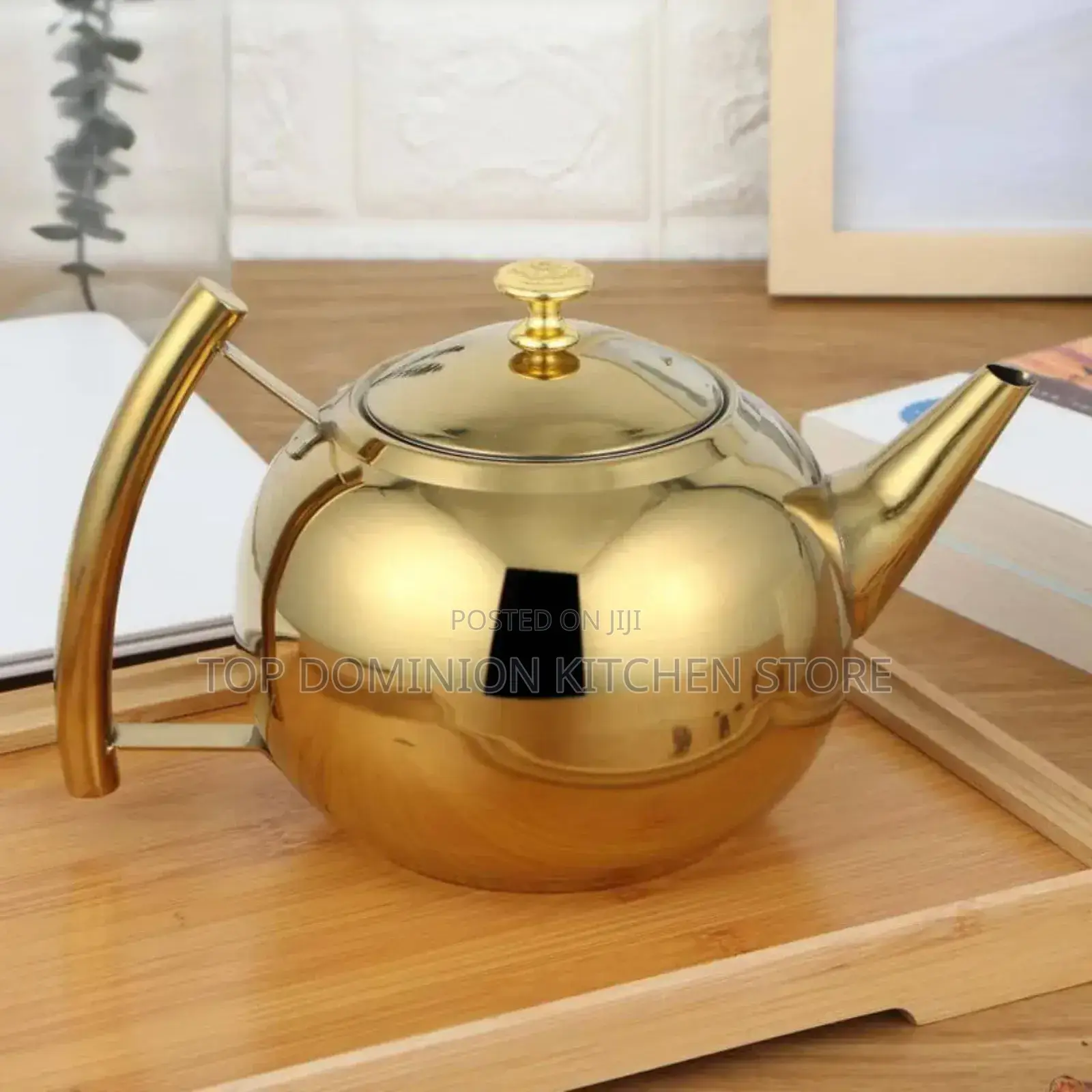 Gold Kettle Tea Pot