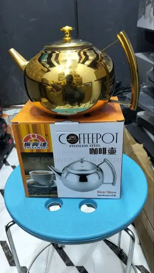 Gold Kettle Tea Pot