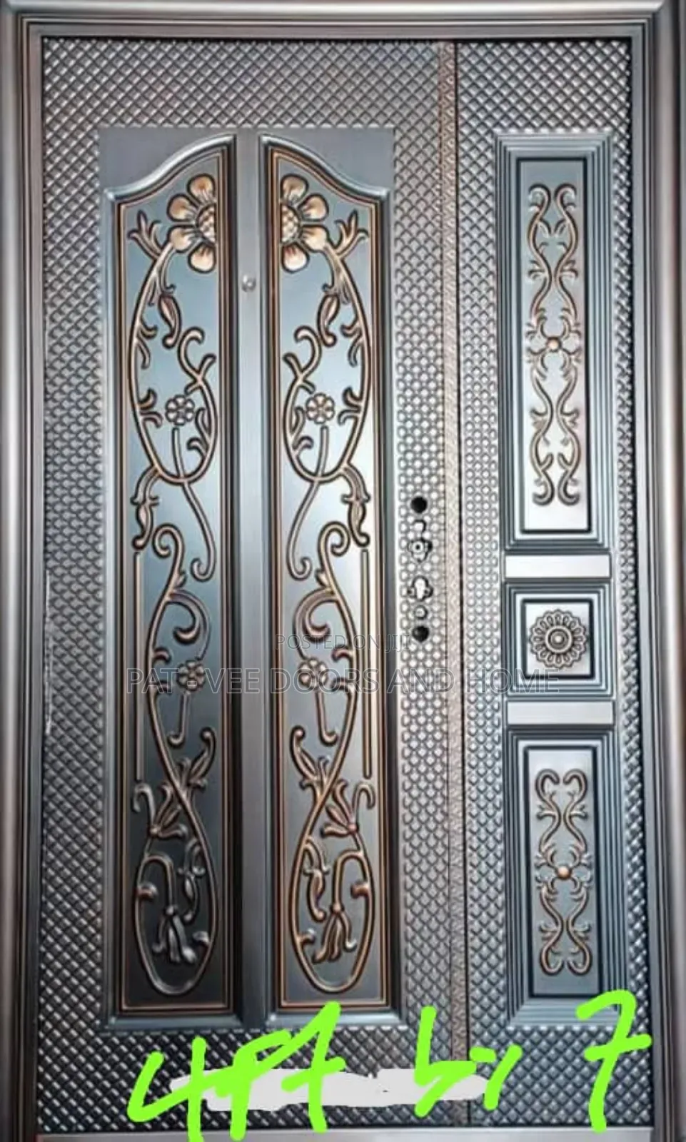 4ft by 7 Italian Copper Door