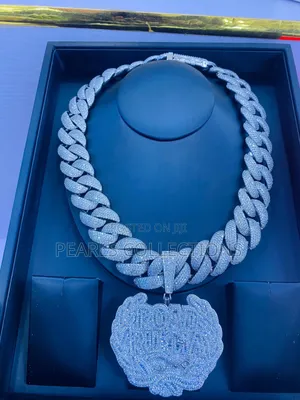 Diamond Cuban Chain and Pendant