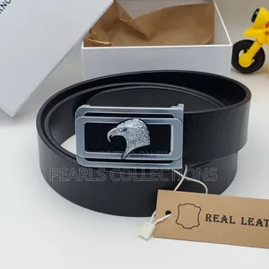 Stefano Ricci Black Leather Belt