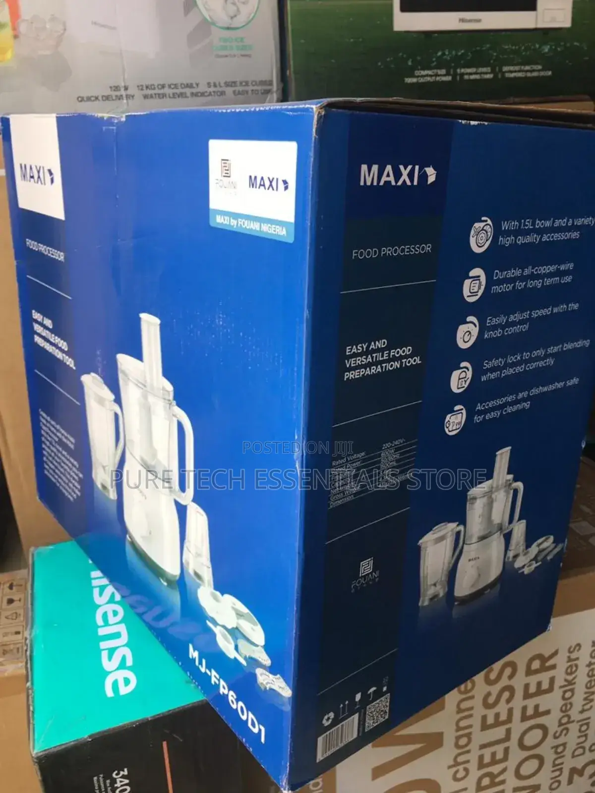 New Maxi Food Processor With Blender