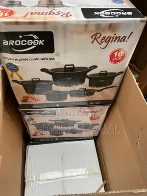 10 PCS Set Brocook Regina Granite Cookware Set/Pot (Bro-D03)