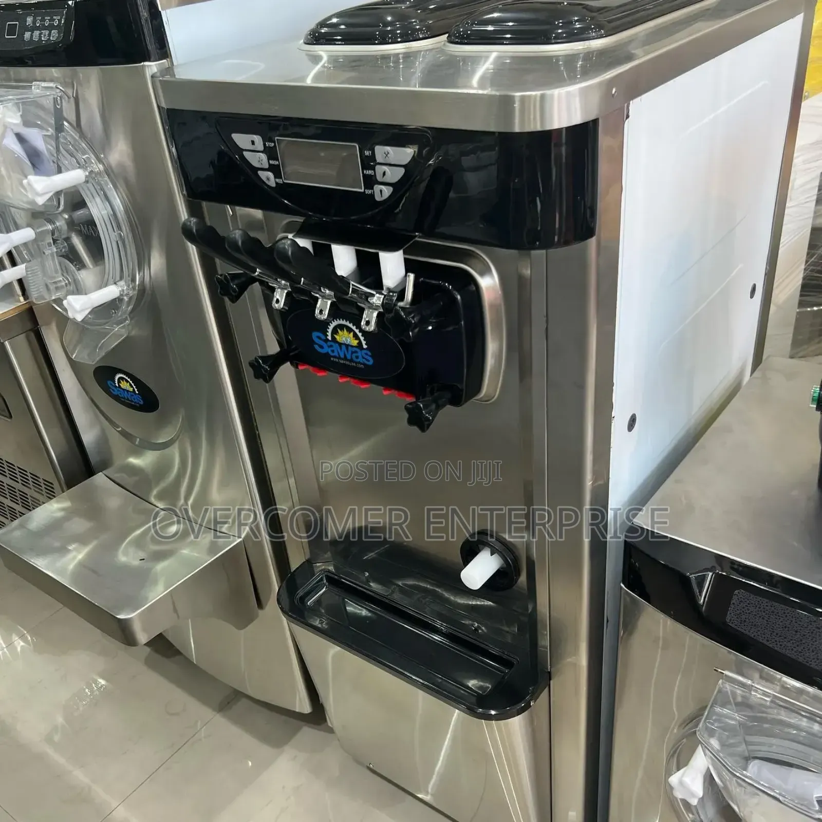 Ice Cream Machine Standing 3 Nozzle