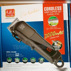 Original Kiki New Gain Professional Cordless Hair Clipper Set Ng-888b