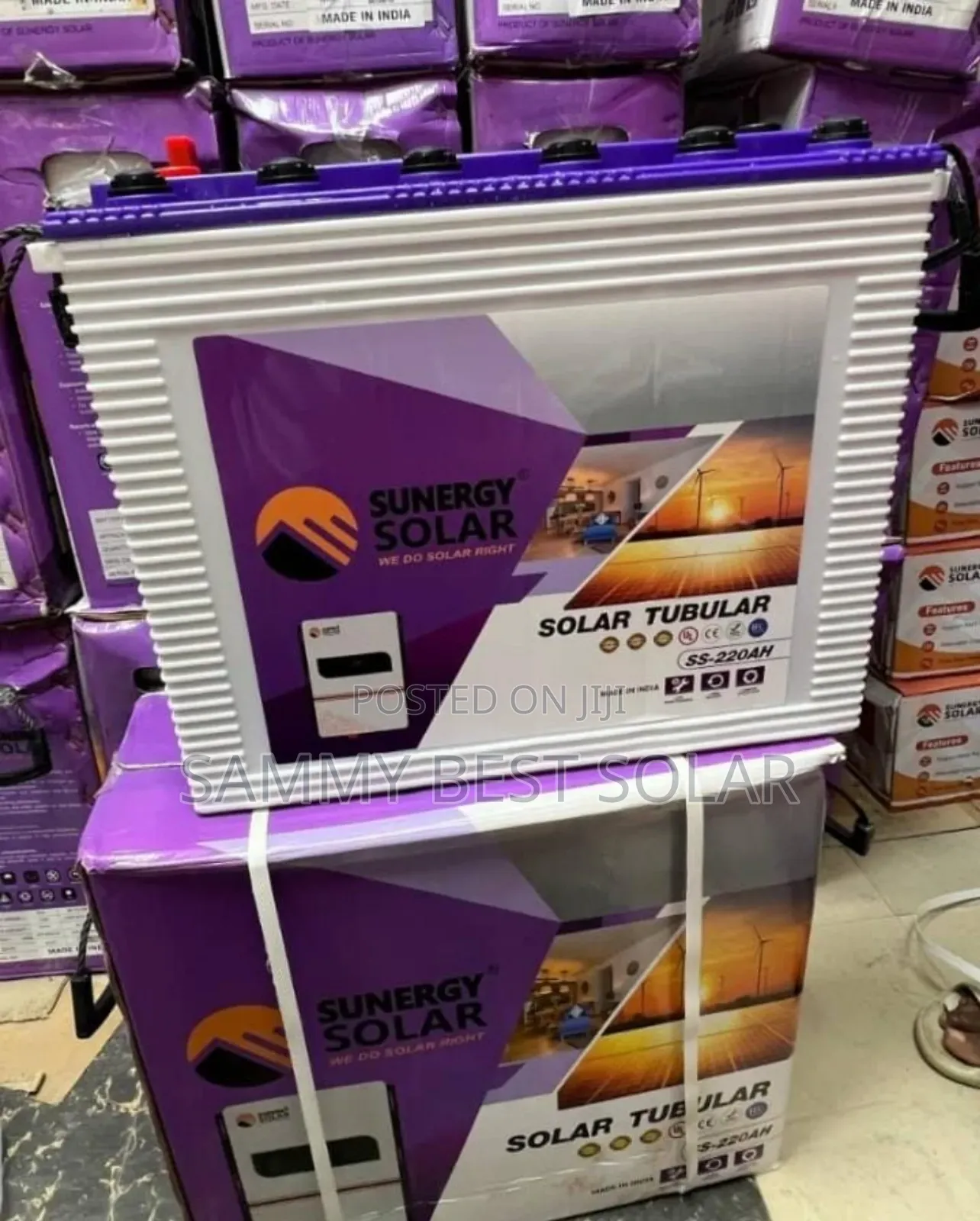 220ah 12v Sunergy Tubular Batteries Available