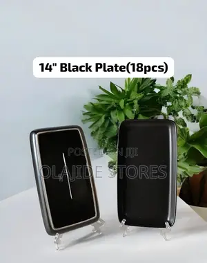 18 PCS Black Plate