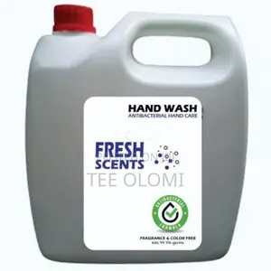 Liquid Hand Wash, Fragrance and Color Free, 4000ml