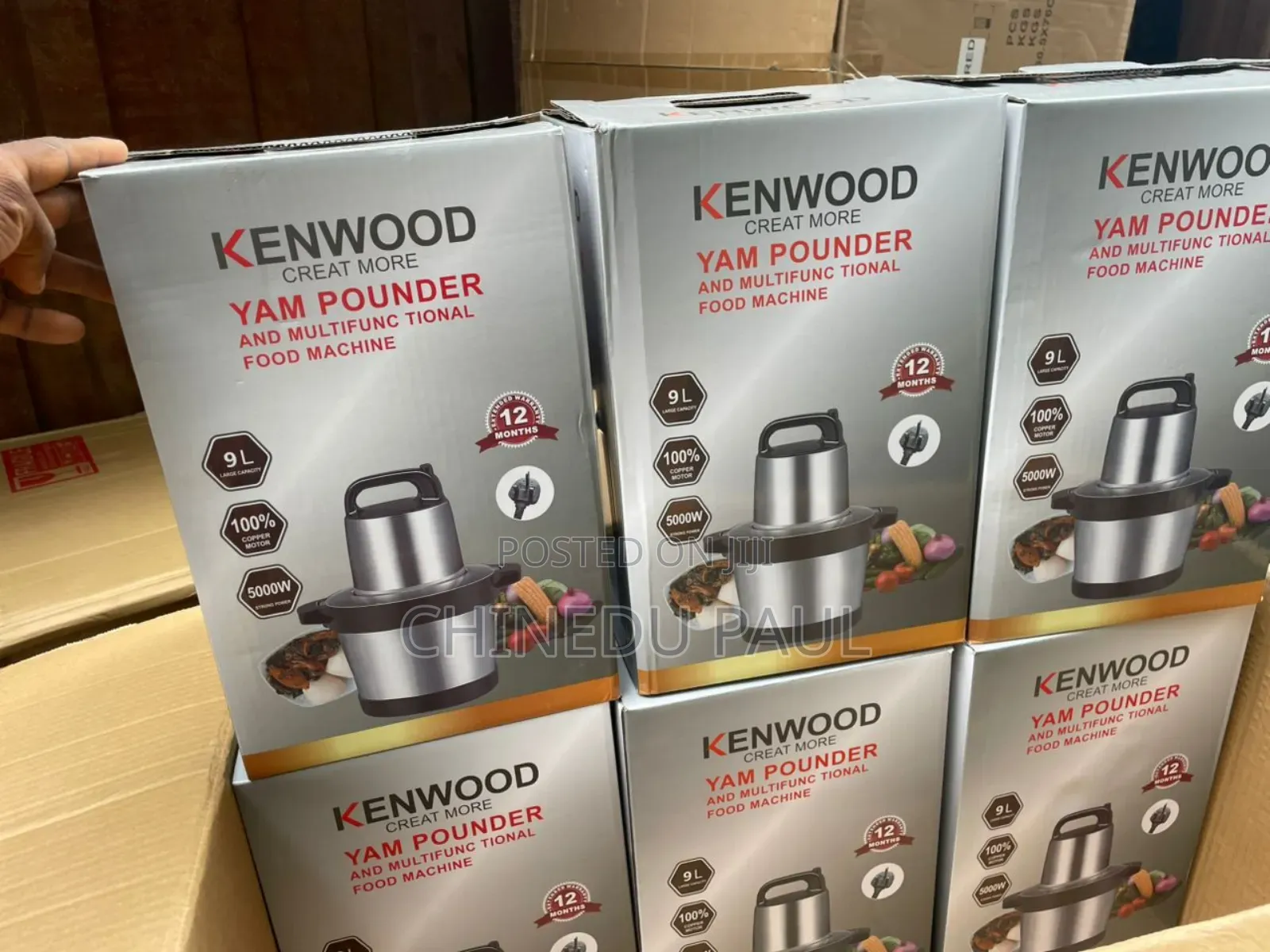 9l Kenwood Yam Pounder Multifunctional Food Processing Machine