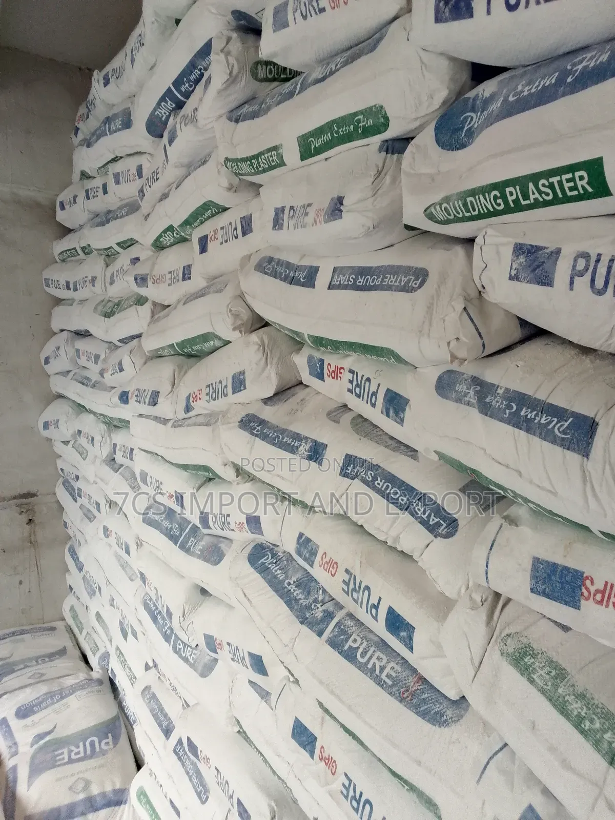 Pure Gips White Gypsum Cement