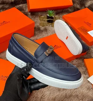 High Quality Hermes Leather Sneakers