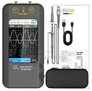 Touch Screen Digital Oscilloscope+Signal Generator Dual Channel 50mhz