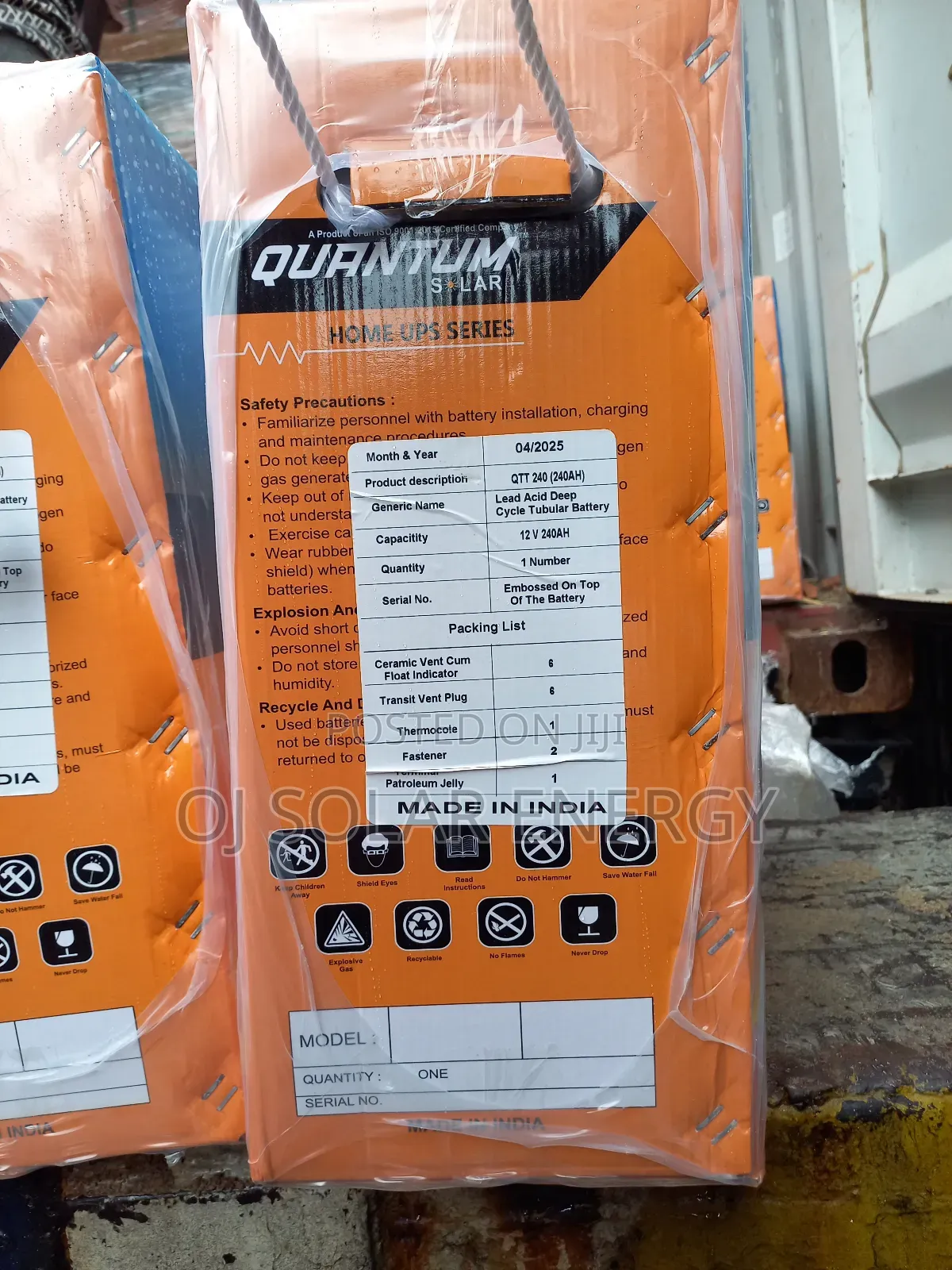 Quantum 240ah Solar Battery
