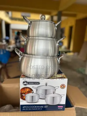 Crown Star 6pcs Aluminum Pot