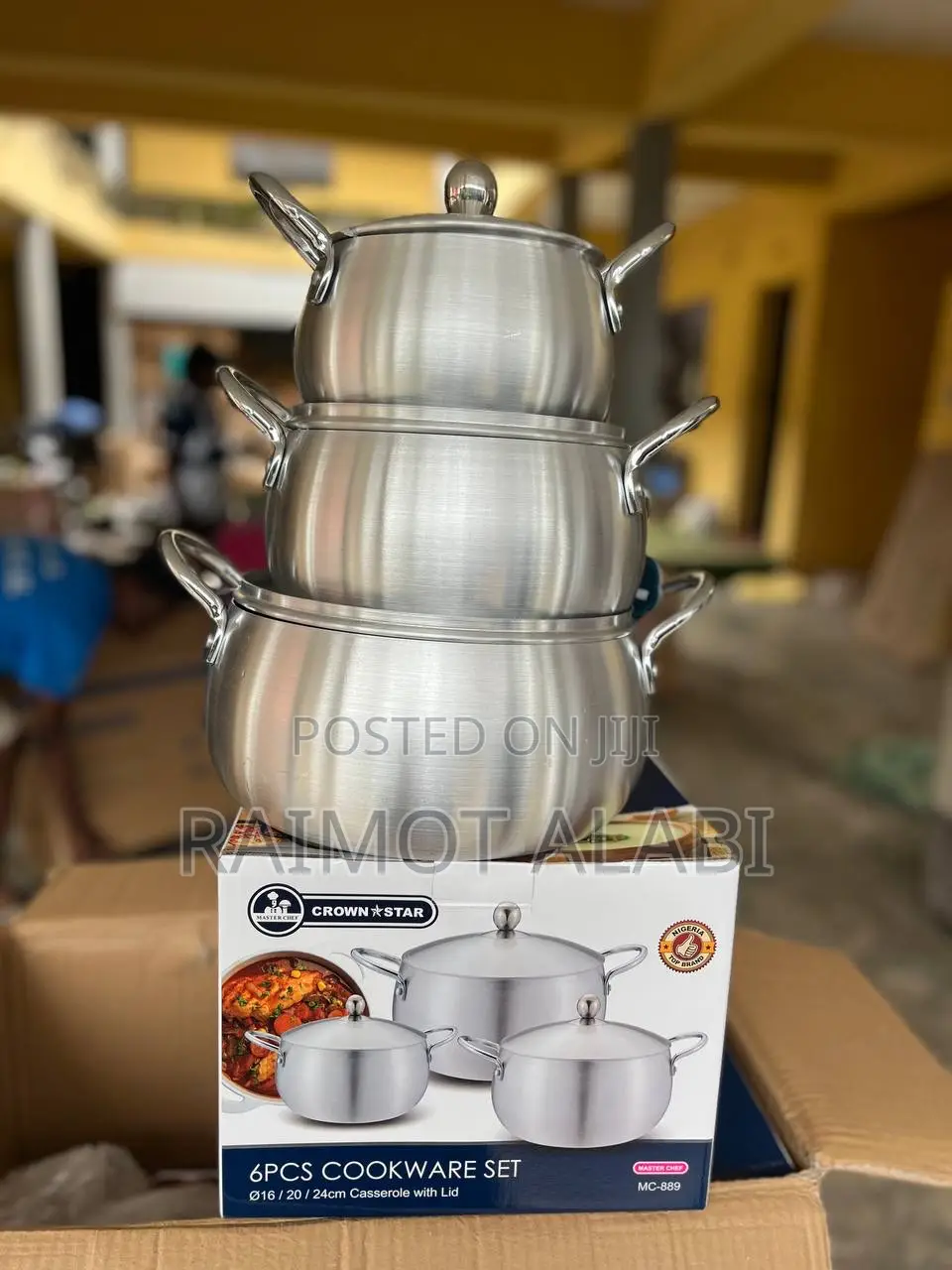 Crown Star 6pcs Aluminum Pot
