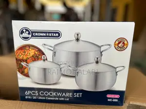 Crown Star 6pcs Aluminum Pot