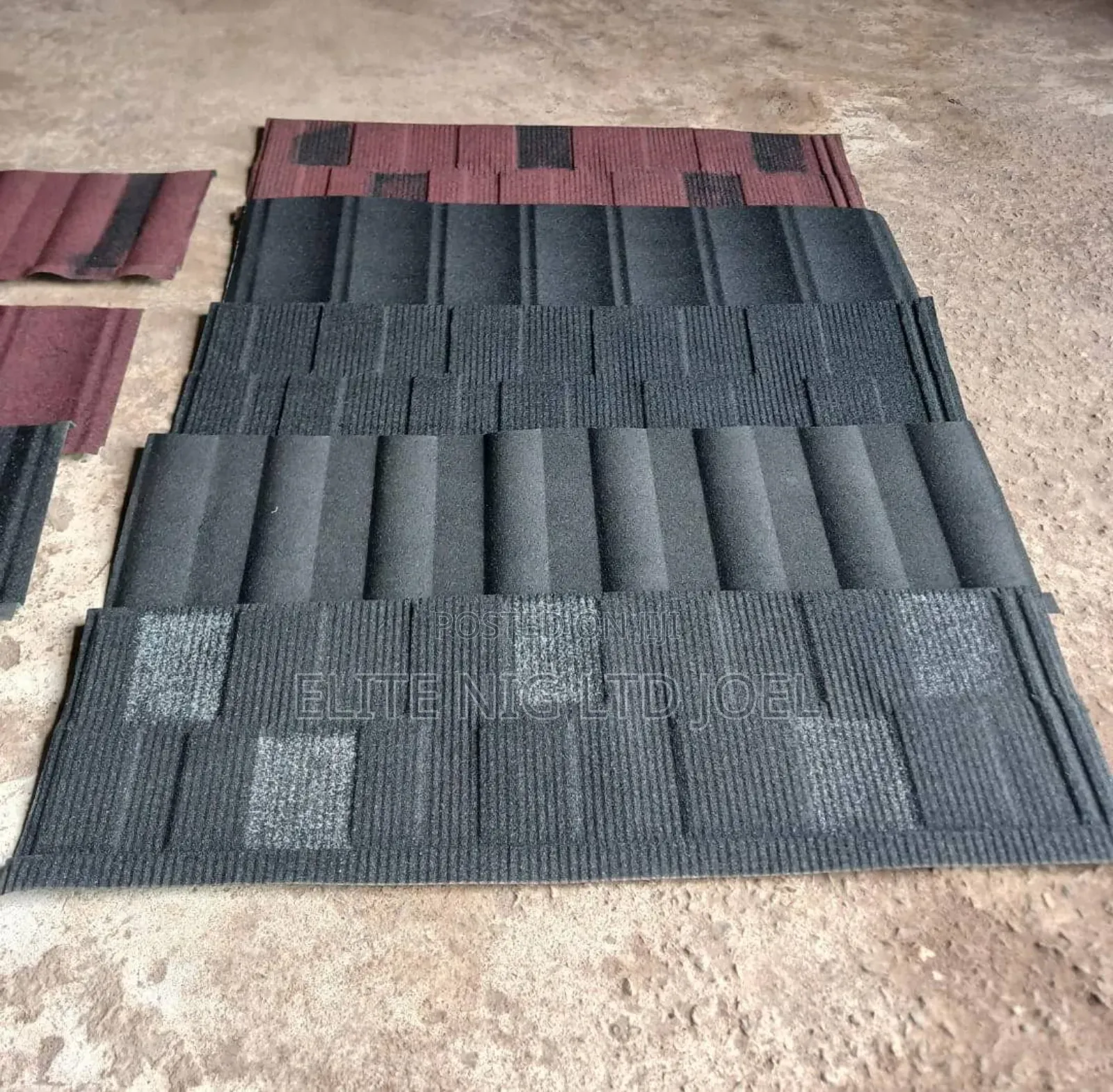Solid 0.55 Mm Bond Stone Coated Roofing Sheet With Warranty