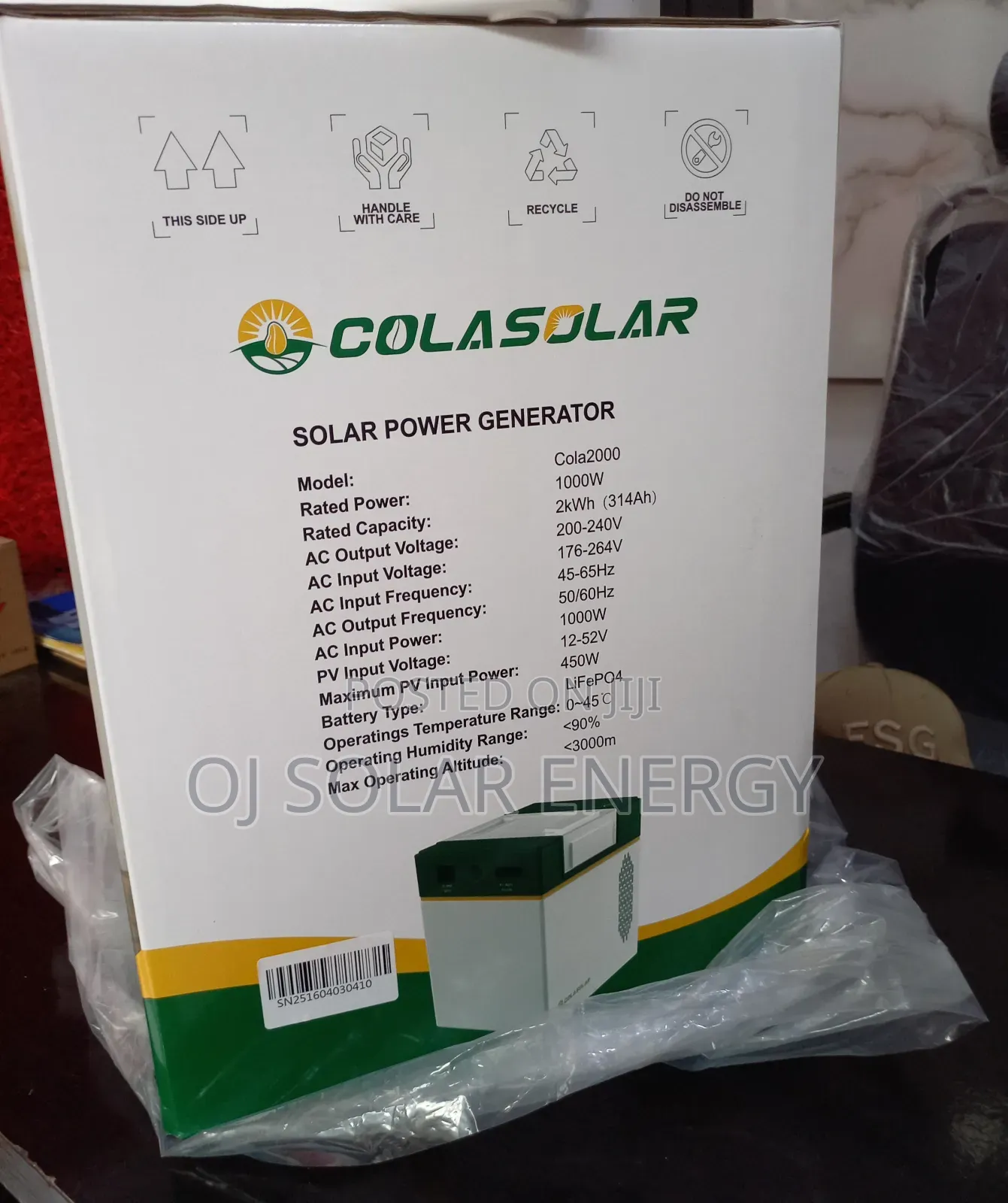 Colasolar 2000kwh Solar Power Generator