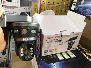 4g Solar PTZ Camera Dual Lens