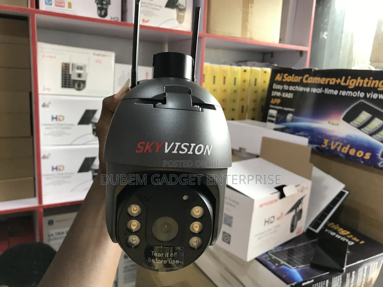 4g Solar PTZ Camera Single Lens
