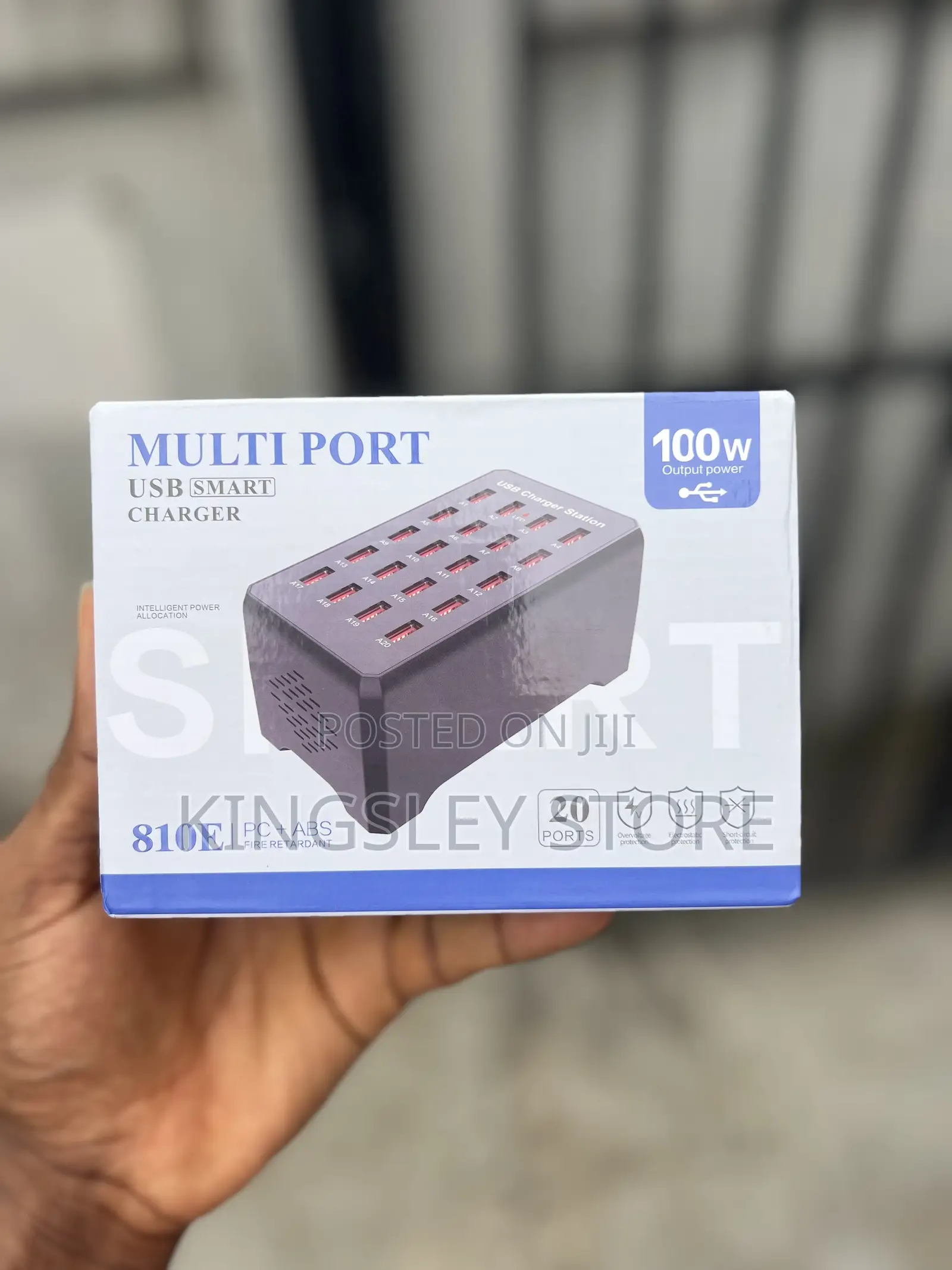 20 Multi Port Usb Smart 100w Charging Station