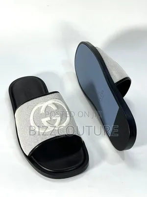 Original Gucci Leather Slippers Available in Store