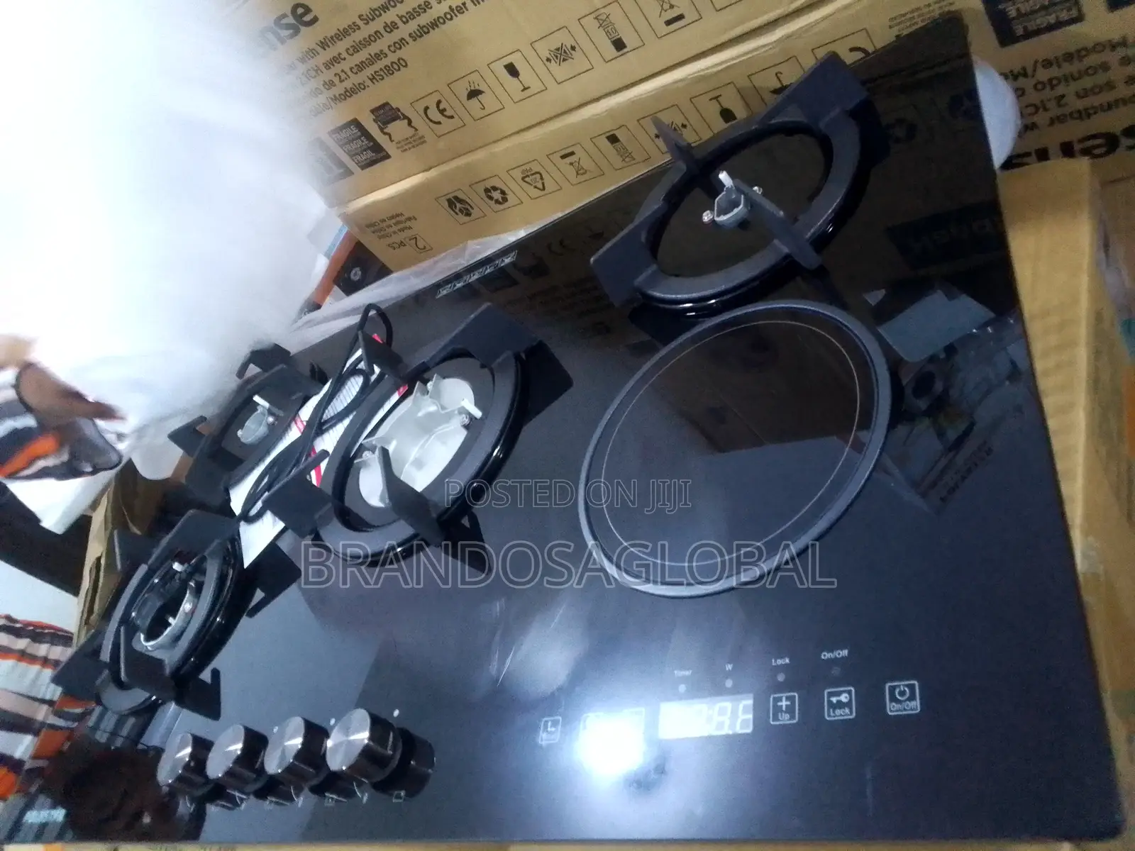 Polystar 4+1 Burner Hob – Clean Easy to Use