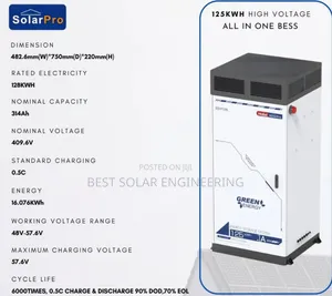 50kva Solar System With 125kwh Lithium Battery (Solarpro)