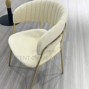Gold Frame Chair With Fabric