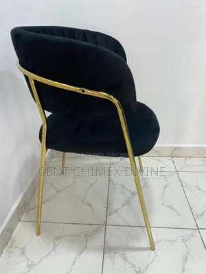 Gold Frame Chair With Fabric