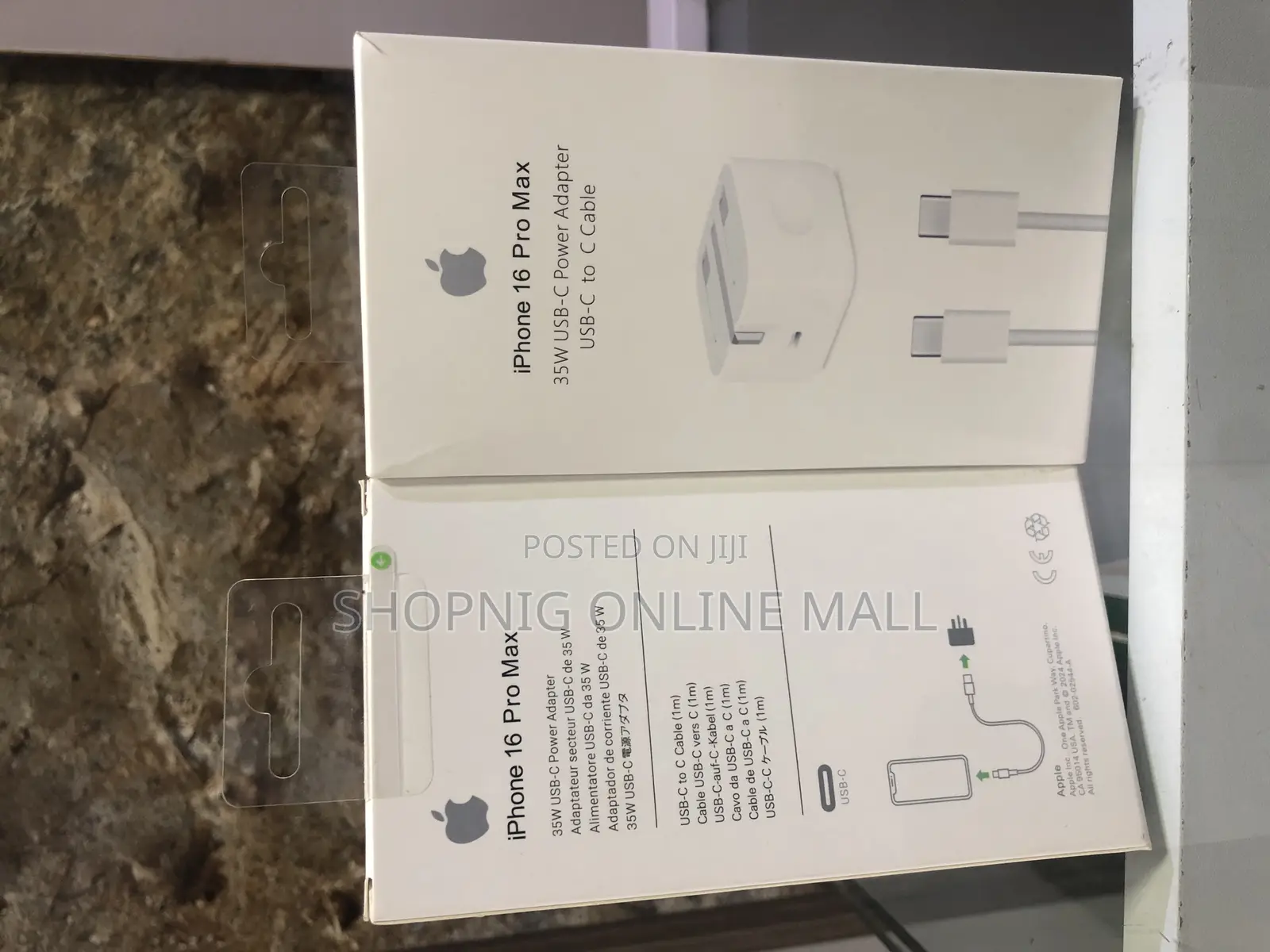 iPhone 16 Promax Complete Charger 35w Type C- Type C