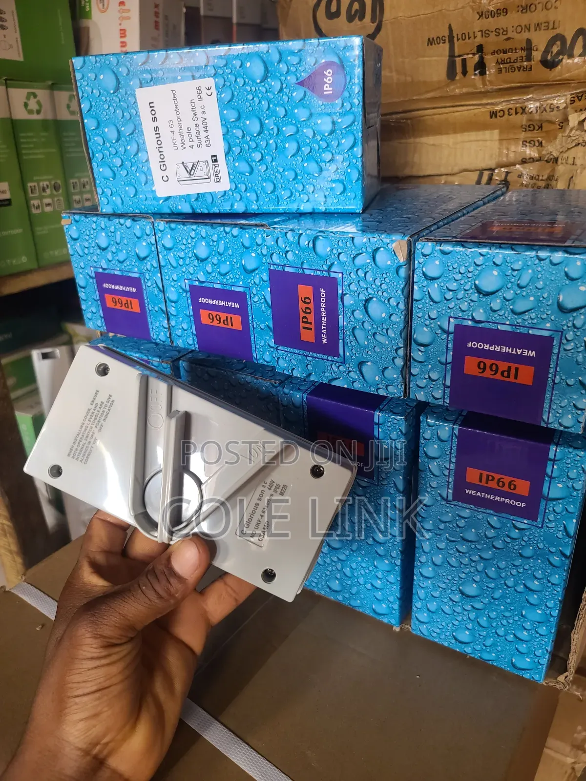 Isolation Switch 63a 4pole Weatherproof Surface Switch Ip66