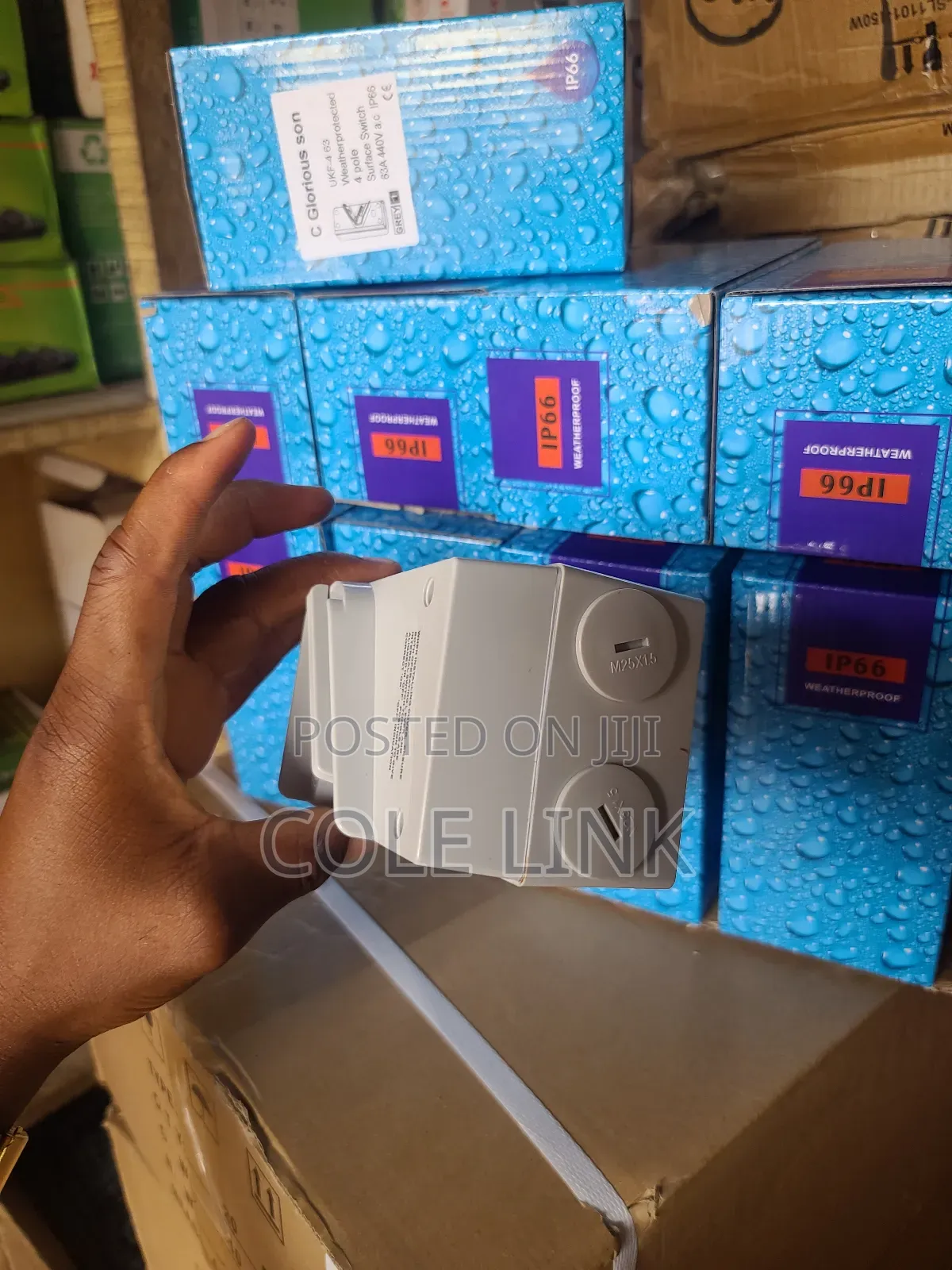 Isolation Switch 63a 4pole Weatherproof Surface Switch Ip66