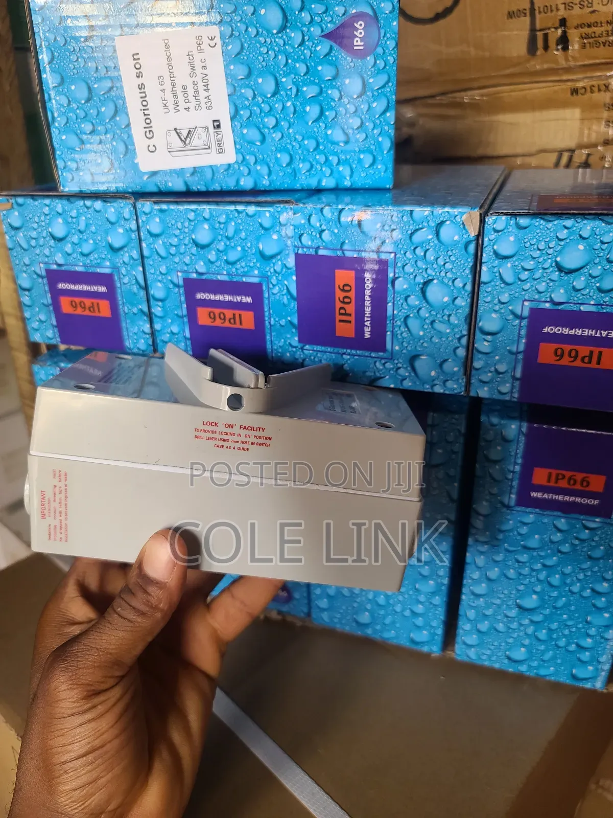 Isolation Switch 63a 4pole Weatherproof Surface Switch Ip66