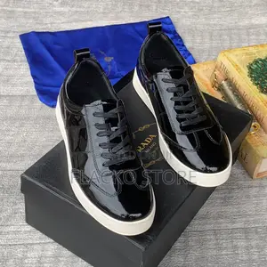 Original Prada Patent Leather Sneakers
