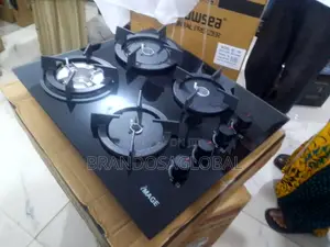 Image 4-Burner Gas Hob – Glass Top Design